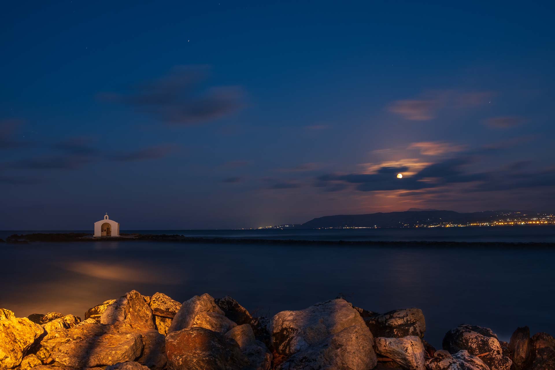 Mondaufgang bei Georgioupolis