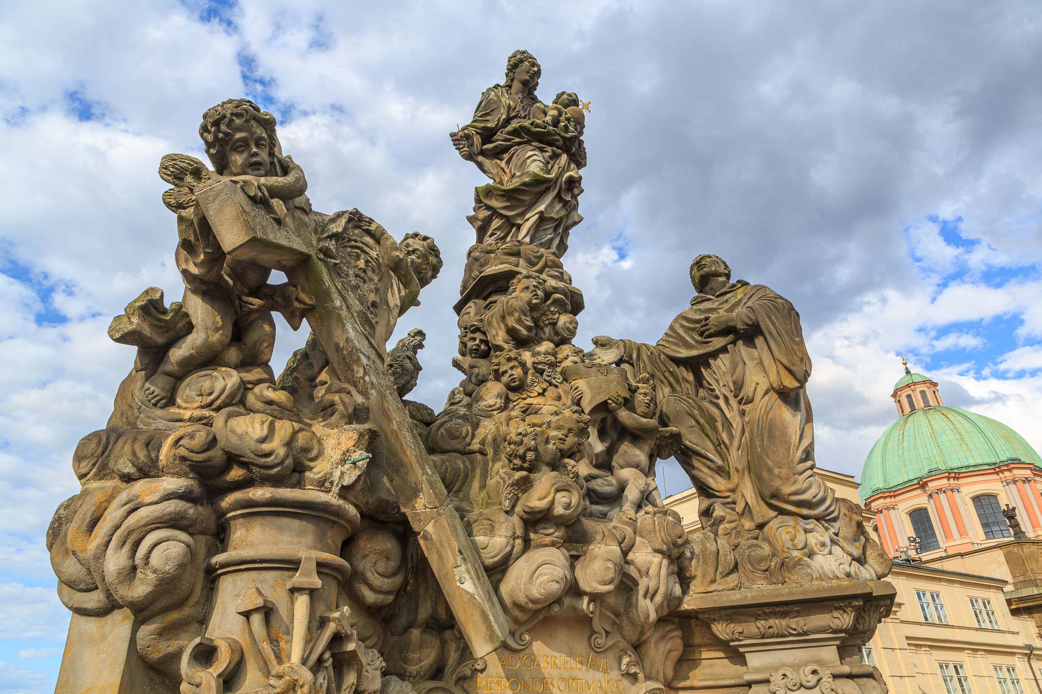 Karlsbrücke, Madonna und Heiliger Bernhard