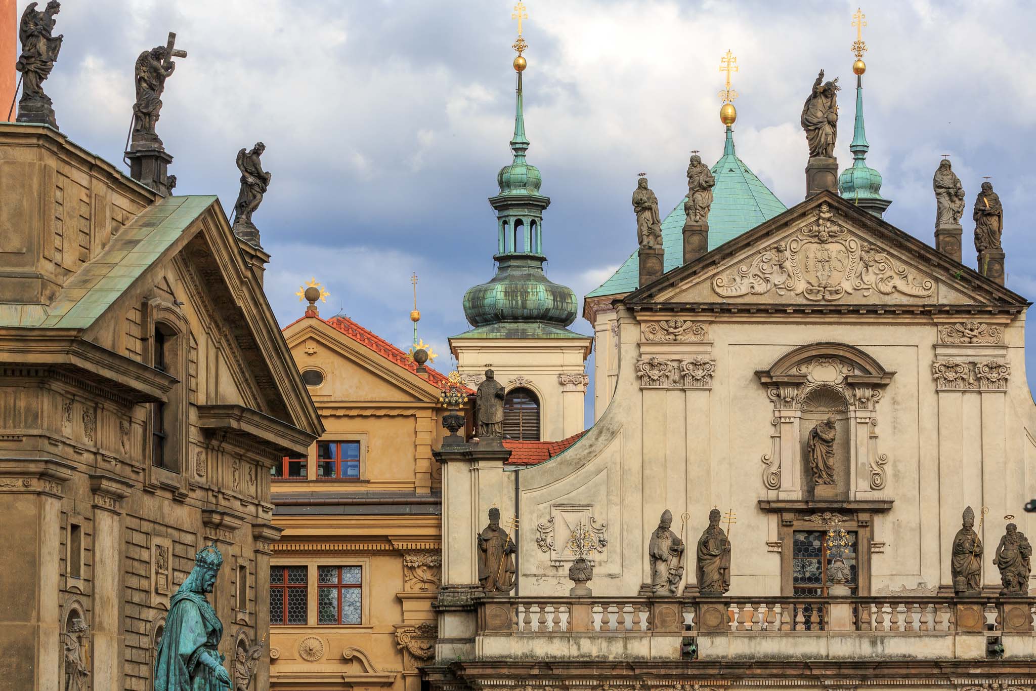 Salvatorkirche, Blick von der Karlsbrücke