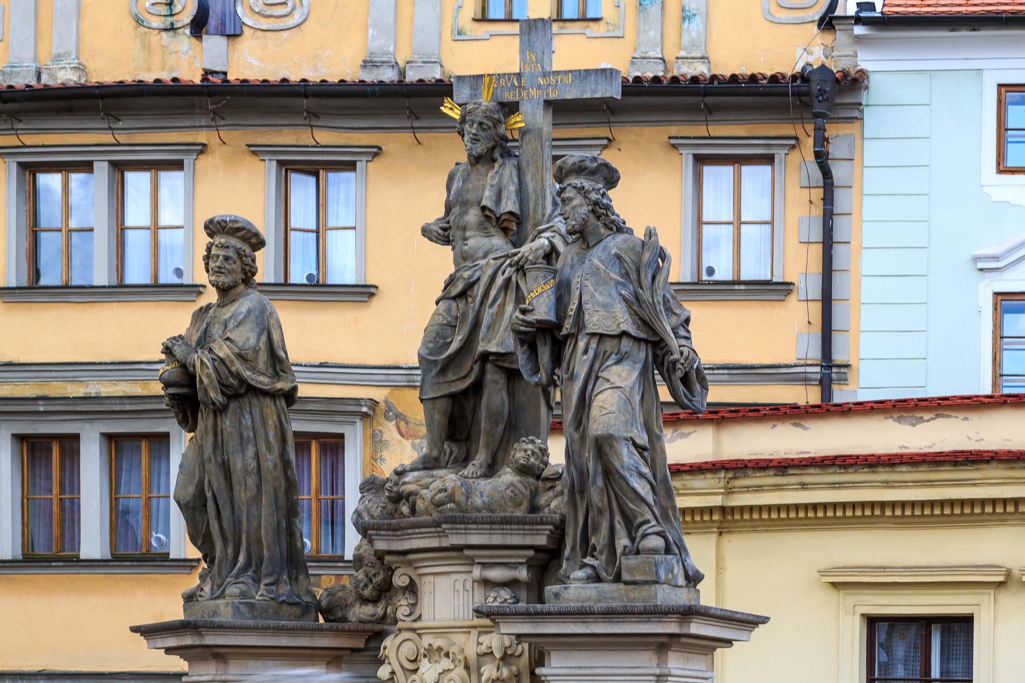 Statue des heiligen Veit