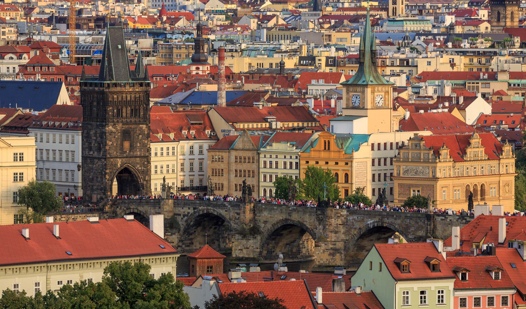 Blick auf die Karlsbrücke