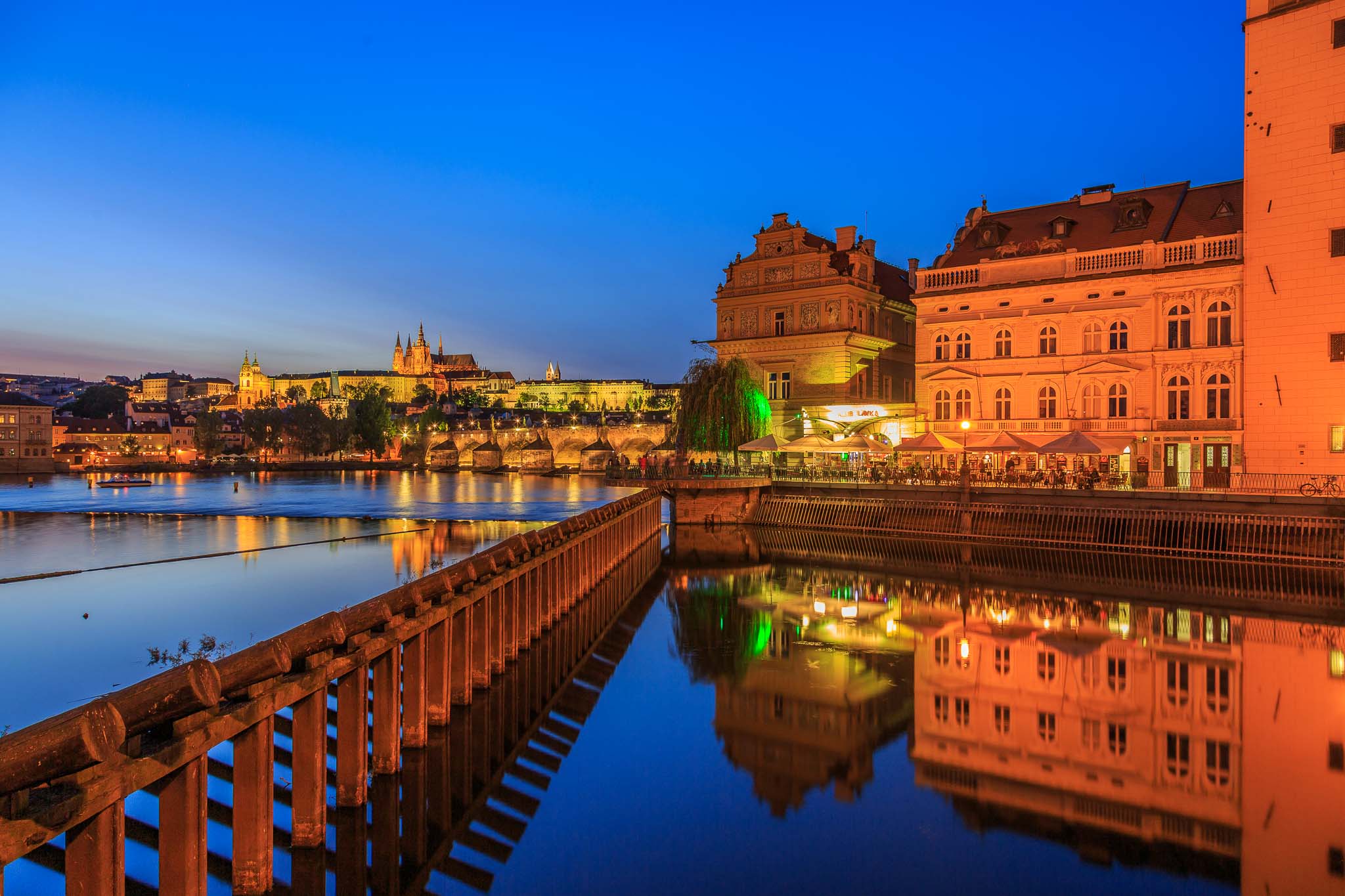 Karlsbrücke und Prager Burg