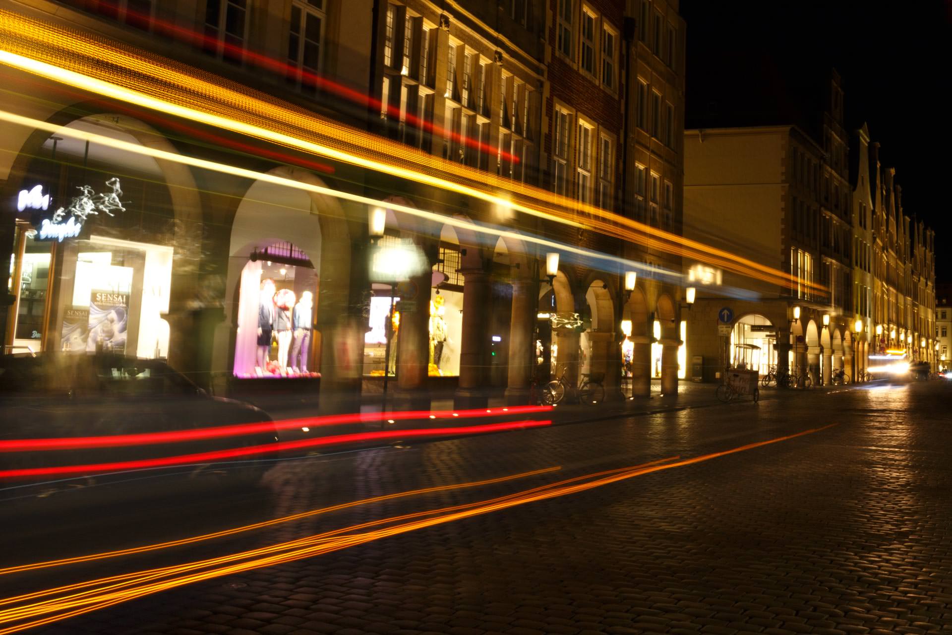 Nachtexkursion zum Prinzipalmarkt