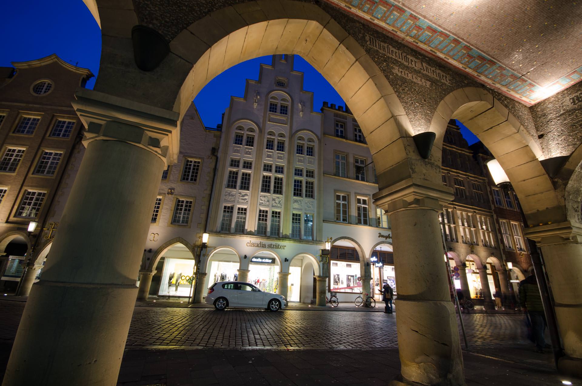 Nachtexkursion zum Prinzipalmarkt